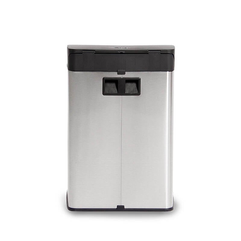 Th&ugrave;ng R&aacute;c Inox Fitis Premium 15L - Vu&ocirc;ng đạp thấp - 3 M&agrave;u (Inox mờ, Trắng, Đen) - SPS1-901, SPS1-904, SPS1-903 image number null